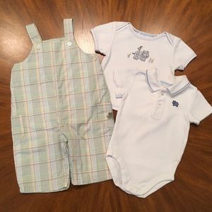 🐿Lot Of 3 JANIE and JACK Baby Boy items🐿